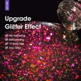 thumbnail image 4 of Gellen Glitter Gel Top Coat, 18ML No Wipe Glitter Gel Top Coat, Clear UV Top Coat Gel Nail Polish, Soak Off Nail Lamp Gel Base Top Coat Nail Art Home Manicure, 4 of 8