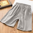 thumbnail image 7 of Kids Girls Athletic Shorts Mesh Panel Breathable Pull-on Performance Training Shorts for Sports School Gym, 5T-15Y, 7 of 7