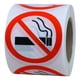 thumbnail image 5 of Señal de no fumar. Signo de cigarrillos prohibidos. Adhesivo Prohibido Fumar, Super oferta 1000 unidades, 5 of 5