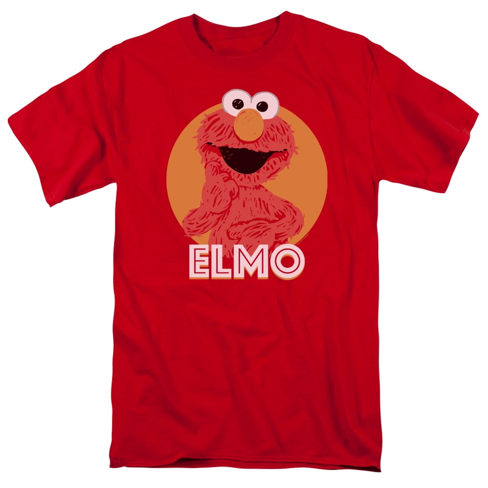 Sesame Street - Elmo Scribble - Short Sleeve Shirt - XXX-Large ...