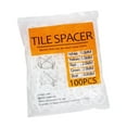thumbnail image 3 of deevoka 2x100Pcs Tile Spacers Cross Tile Leveling System Spacer for Wall Floor Tiles, 3 of 9