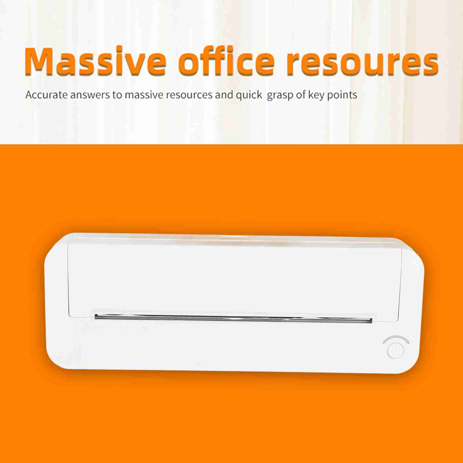 Printing A4 Portable Paper Printer Thermal Printing Wireless BT Connect Compatible With IOS And Mobile Photo Printer Support 210mm Wide For Outdoor Travel Home Office