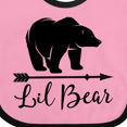 thumbnail image 4 of Inktastic Lil Bear Boys Cute Baby Boys Baby Bib, 4 of 4