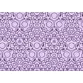 thumbnail image 1 of Ahgly Company Machine Washable Indoor Rectangle Transitional Purple Flower Purple Area Rugs, 4' x 6', 1 of 7