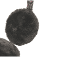 thumbnail image 4 of Teens Kids Unisex Unicorn Fluffy Plush Winter Earmuffs Warm Kids Winter Adjustable Black, 4 of 5