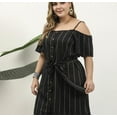 thumbnail image 2 of Women's Summer Cold Shoulder Sundress Casual Long Maxi Dress, 2 of 7