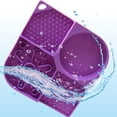 thumbnail image 2 of Pet Lick Mat Dogs Cats Licking Mats with Suction Cups Silicone Lick Pad for Bathing, 2 of 8