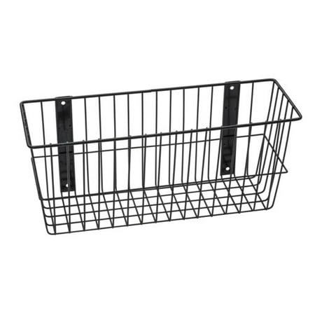 - Rack'Em 9088-B Mount Anywhere Black Wire Basket 18