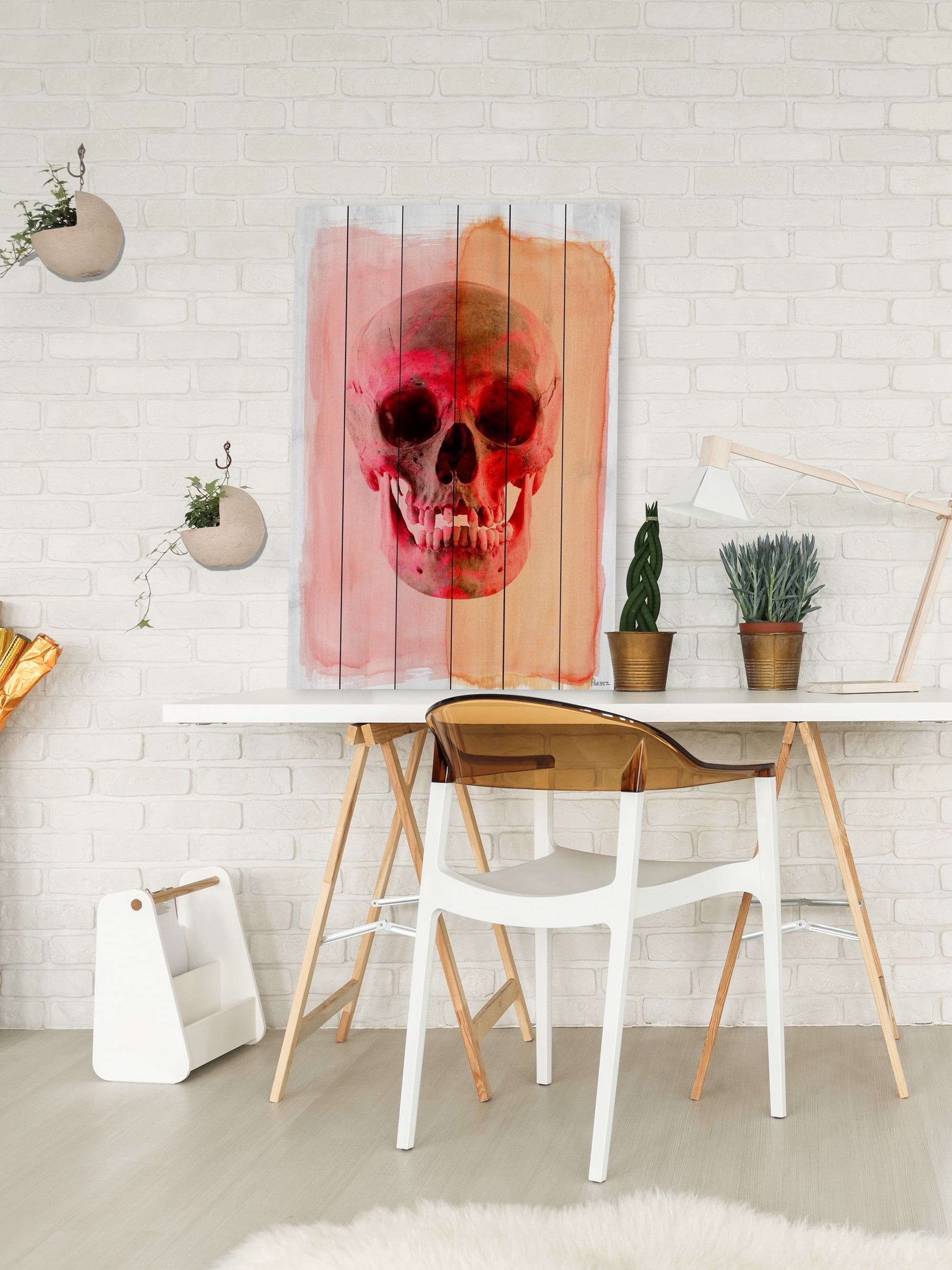 Marvel Red Skull 8.00" x 12" Painting Art Prints, by Parvez Taj