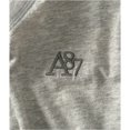 thumbnail image 2 of Aeropostale - Camiseta gráfica con cuello en V A87 para hombre, gris, grande, 2 of 2