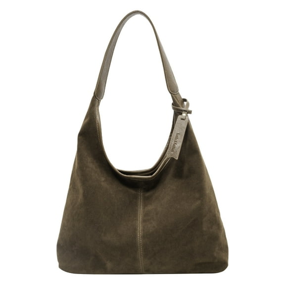 Women's Winter Casual Underarm Bag Vintage Single Shoulder Purse Slouchy Bag Underarm Carryall Office Handbags