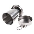 thumbnail image 3 of Sonducket Taza Hi.FANCY, taza de agua plegable de acero inoxidable, taza plegable para acampar, suministros para beber al aire libre Kits de desorden para acampar Blanco 150ML, 3 of 6