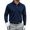Navy, variant on LWavelet Long Sleeve Polo Shirts for Men Casual Button Dress Knit Golf Shirt Classic Business Office Collared Shirts