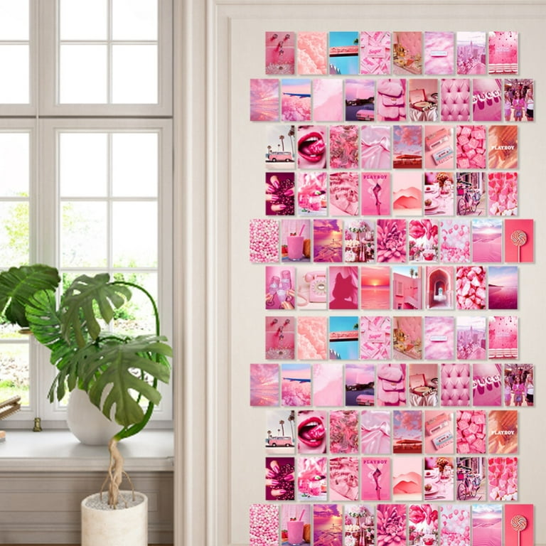 Aesthetic Pictures Wall Collage Kit, 50Pcs Posters Postcards Photo Wall Art  Print Stickers Dorm Photo Display Poster for Bedroom Vintage LaundryTeen  Room Decor (Neon Pink): Buy Online at Best Price in UAE 