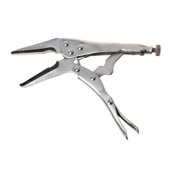 FACEGA 6.5Inch Locking Pliers Long Needle Nose Pliers Lock Vise Grip Clamp Hand Tool