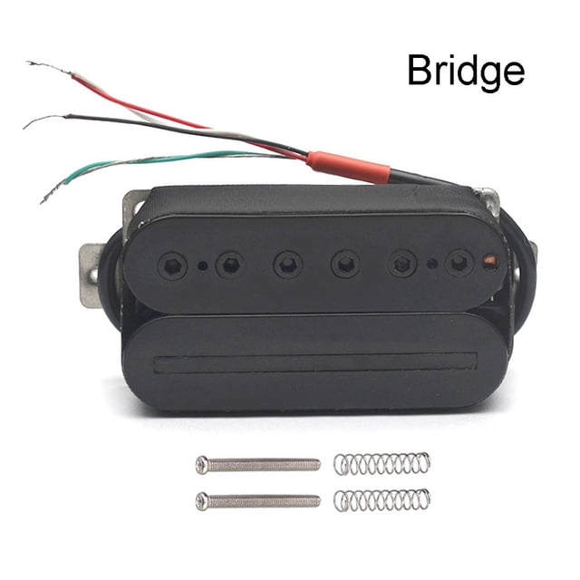 6 ST ST Guitare Électrique Manche Chevalet Micros Double Humbucker Vis Réglables