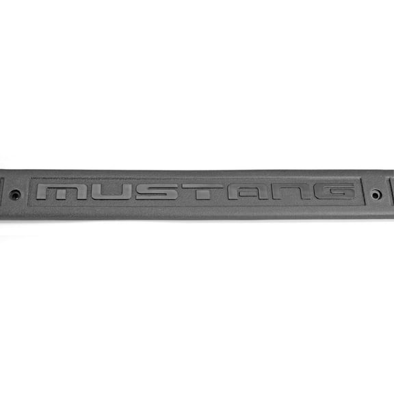 Drake Muscle Cars E5ZZ-6113208-GM Door Sill Plates with Mustang Logo Gray Pair