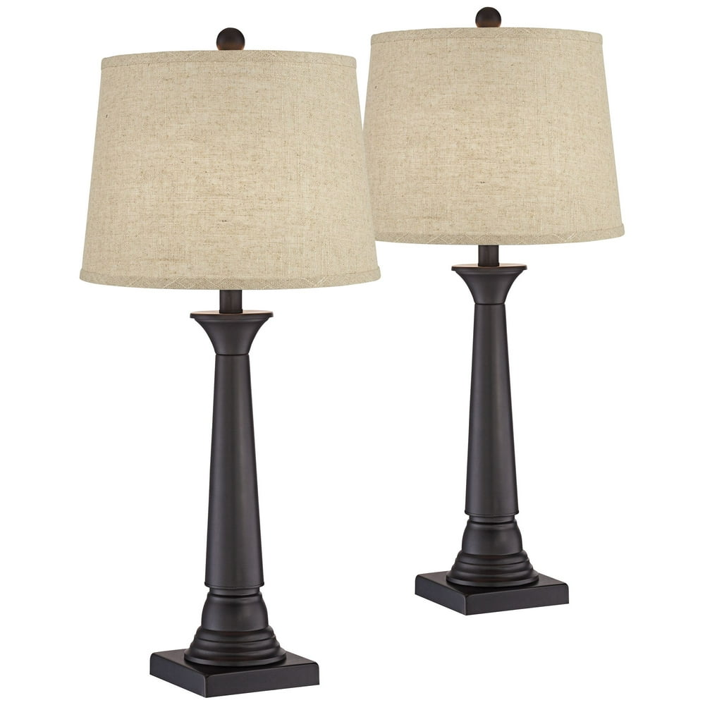 360 Lighting Farmhouse Modern Country Cottage Table Lamps Set of 2