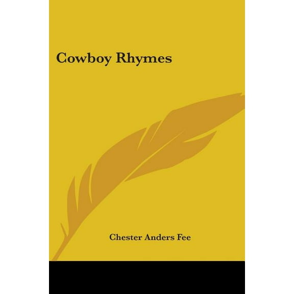 Cowboy Rhymes (Paperback)