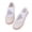 Light Yellow, variant on LYHaoo Elegant Girls Dance Shoes Sparkling Glitter Ballet Flats with Strap For Party Performance Practice ,Yellow,Sizes 8(5.71") Toddler
