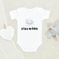 thumbnail image 2 of Newbabywishes - Stays Weird Pun Baby Clothes for Boys and Girls - Cute Spaceship Baby Clothing, 2 of 4