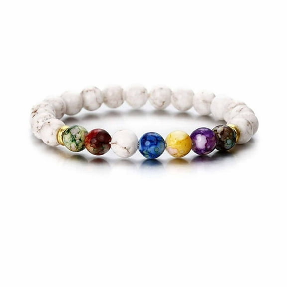 Clearance! Christmas Gifts Moocorvic Jewelry & Fashion Bracelets Women 7 Chakras Crystals And Healing Stones Bracelets ,Crystal Bracelet Yoga Beaded Bracelets