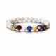 thumbnail image 2 of 7 Chakras cristales y pulseras de piedras curativas, pulsera de cristal pulseras de cuentas de Yoga Wmkox8yi  sjalhkljlk1534, 2 of 4