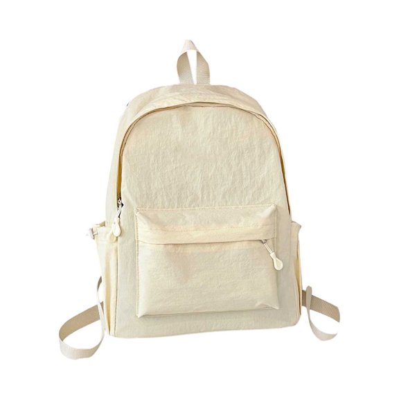 Fgnfyis Girls School Backpack Minimalist Style Large Capacity Casual Lightweight Fresh Junior Senior High Students Kids Backpack Yellow