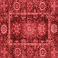thumbnail image 1 of Ahgly Company Machine Washable Indoor Square Oriental Red Traditional Area Rugs, 8' Square, 1 of 4