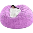 thumbnail image 1 of Lazy Sofa Bean Bag Artificial Fur Bean Bag Bean Sofa, 1 of 2