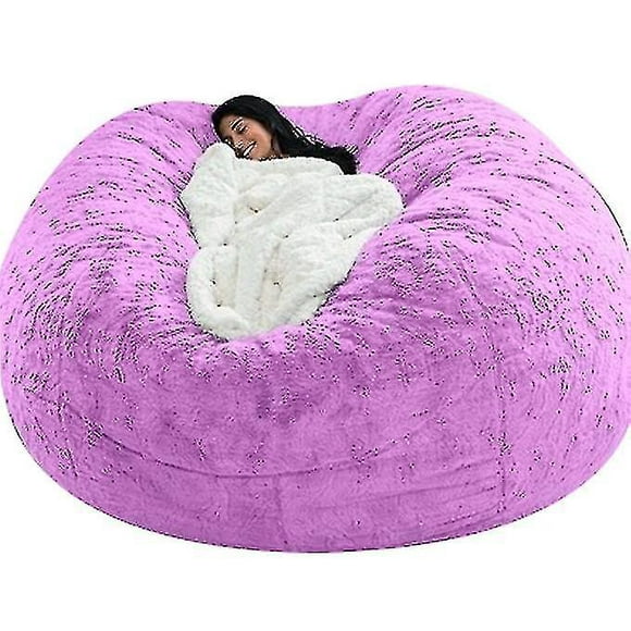 Lazy Sofa Bean Bag Artificial Fur Bean Bag Bean Sofa (without Filler)