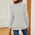 thumbnail image 7 of STETMN Square Neck Sweater for Women Loose Long Sleeve Knit Tops Casual Stylish Thermal Shirts, 7 of 7