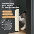 thumbnail image 4 of Abridor de puerta para mascotas, automático, con cerradura, para entrenamiento de entrada, herramienta para abrir puertas sin taladrar, fácil instalación para perros y gatos, extraíble, 4 of 5