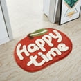 thumbnail image 5 of HongHeng Cute Bath Mat, Funny Fruit Rug, Soft Plush Fluffy Red Bath Mat, Absorbent, Non-Slip for Bathroom, Kitchen Sink, Bedroom, Kid's Bedroom, and Living Room, Apple, 5 of 6
