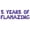 Purple, variant on Letter Balloons - 5 YEARS OF FLAMAZING 16" Inch Alphabet Letters Foil Mylar Balloon 5th Birthday Party Banner (Gold)