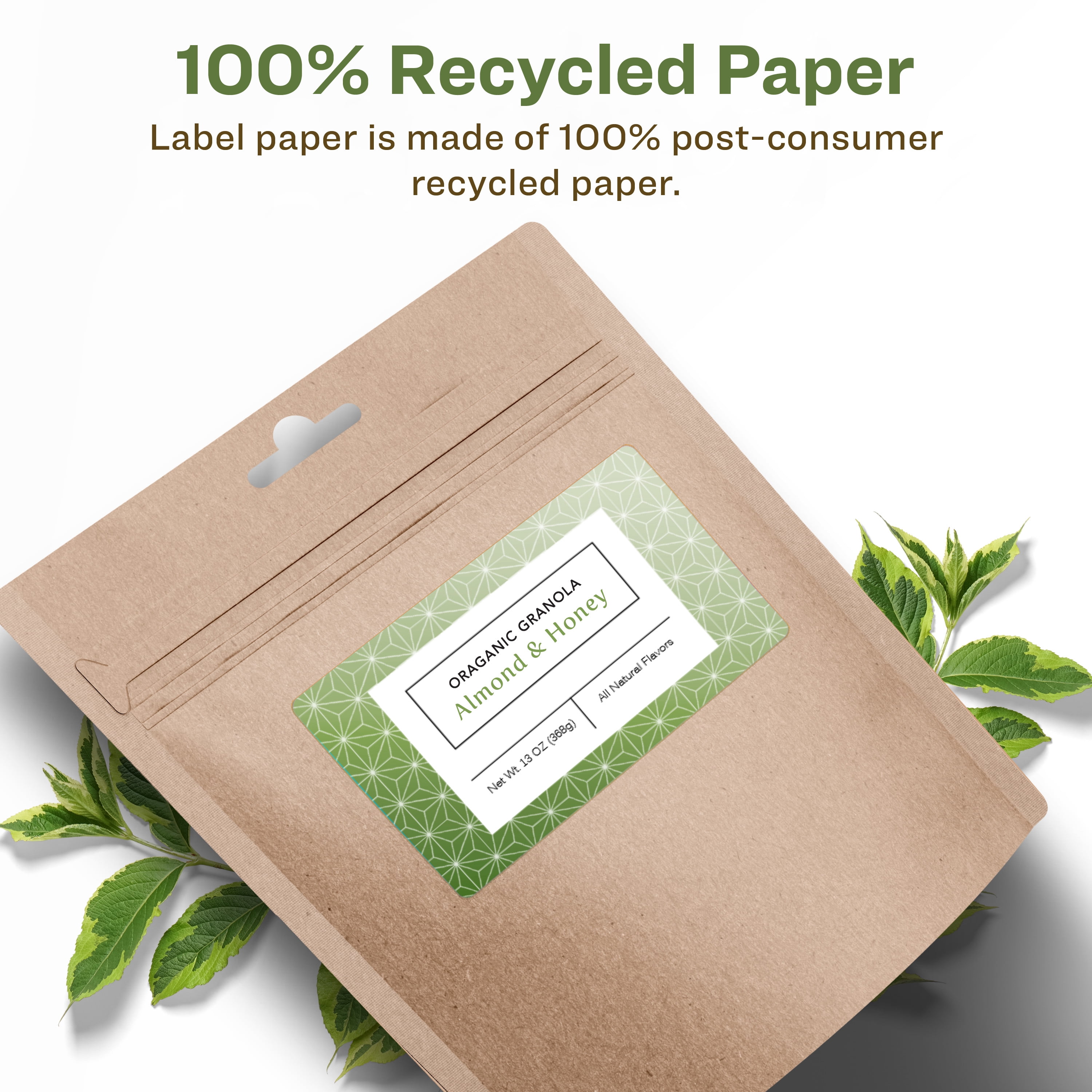 Avery EcoFriendly Rectangle Labels, 2-1/2" x 5", 150ct