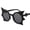 Black, variant on Fvsianol Punk Sunglasses Sunglasses Retro Bat Shape Sunglasses Unisex Punk Eyewear 1 Pair