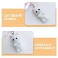 thumbnail image 3 of Miangastore 10pcs Small Cat Pendants Flocking Cat Charms Jewelry Making Cat Charms, 3 of 8