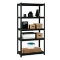thumbnail image 6 of Heavy Duty Steel Frame 5-Tier Organizer with Adjustable Shelves Matt black, 6 of 15