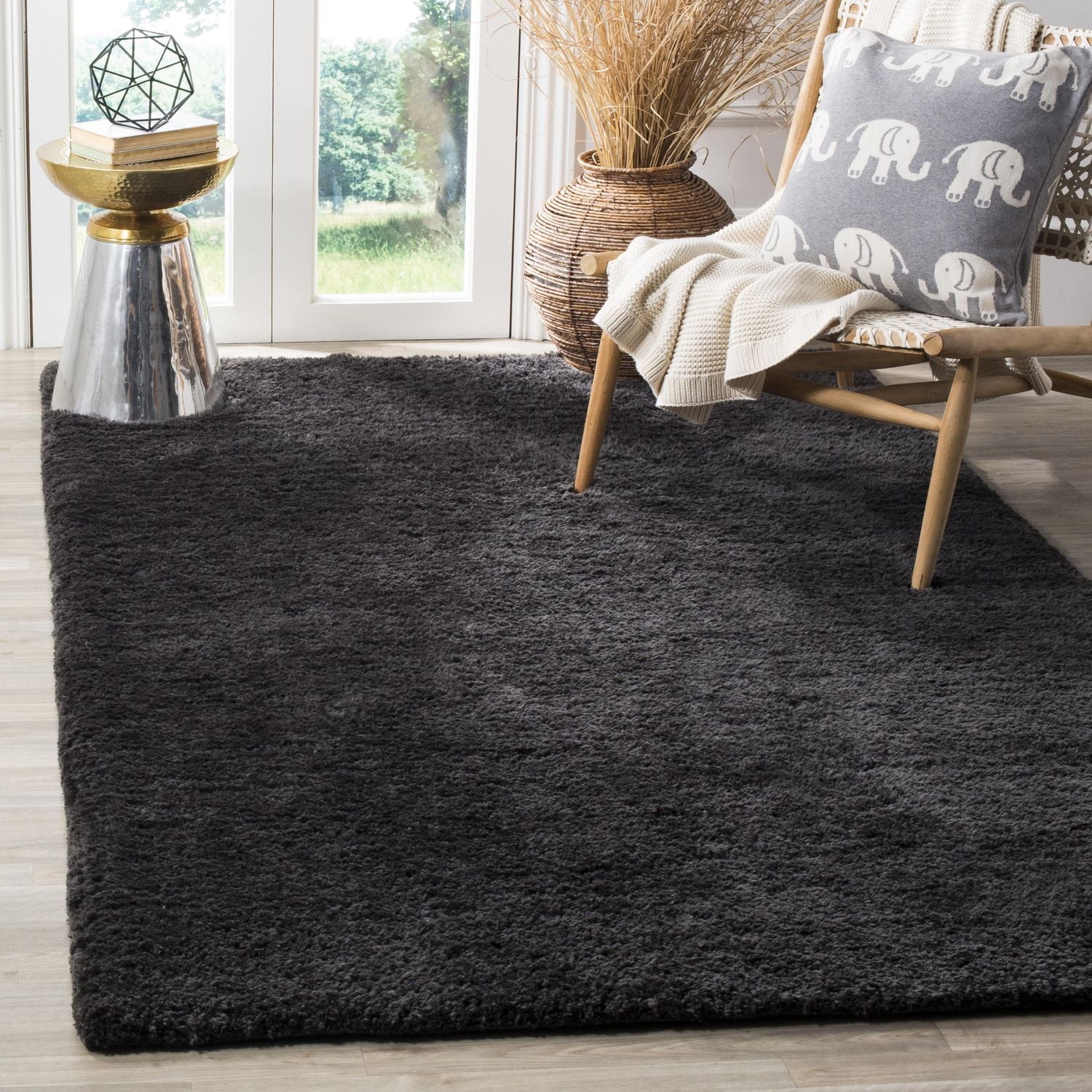 Safavieh Sheep Shag Sybella Solid Plush Area Rug