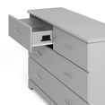 thumbnail image 5 of Storkcraft Brookside 6 Drawer Dresser, Pebble Gray, 5 of 18