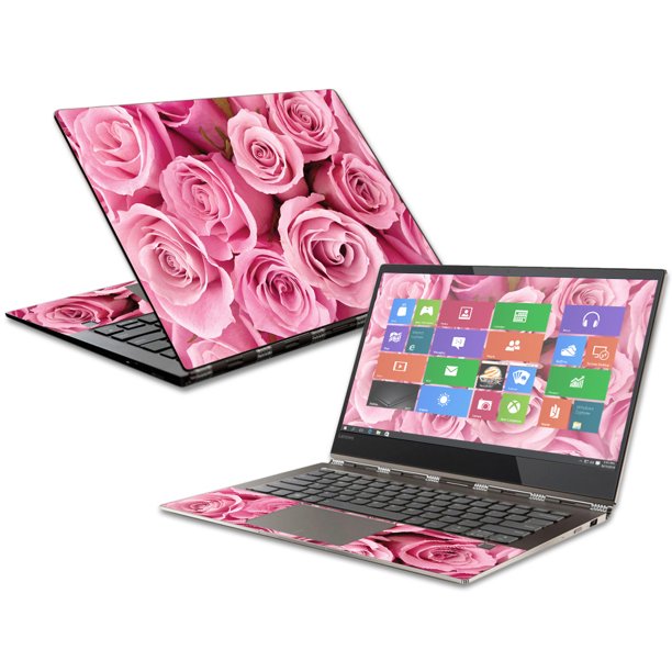 Skin Decal Wrap for Lenovo Yoga 92013IKB Pink Roses