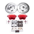 thumbnail image 2 of PowerStop Front Z26 Street Warrior Brake Pad and Rotor Kit with Red Powder Coated Calipers Fits: NISSAN Select Models KC2915B-26, 2 of 4