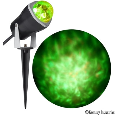 Gemmy Lightshow Projection Spot Light Fire and Ice (Green, Green, Orange) Halloween Decoration