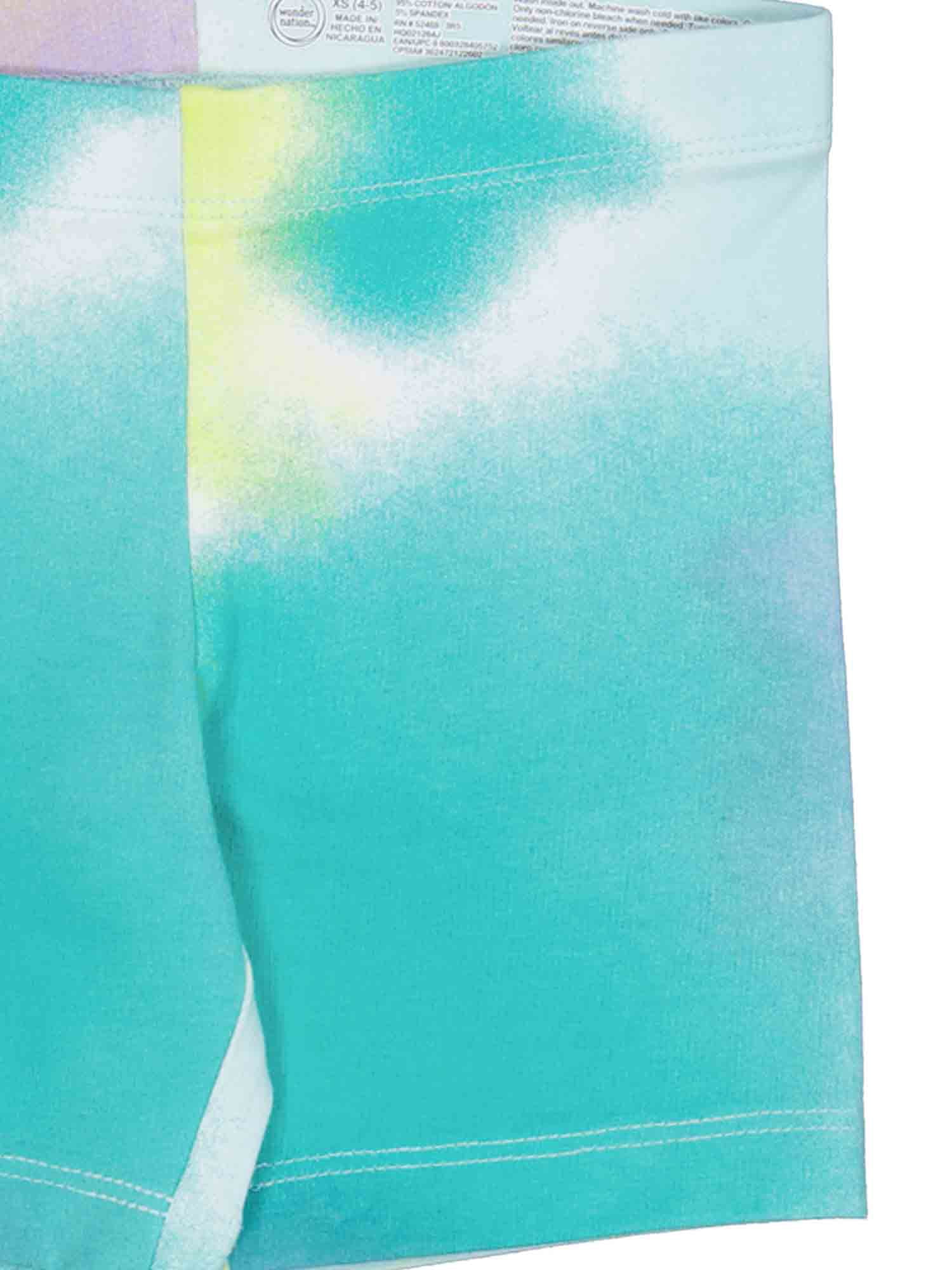Wonder Nation Girls Bike Short, 2-Pack, Sizes 4-18 & Plus