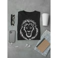 thumbnail image 3 of B&W Lion Face Tee Men's -Image by Shutterstock, 3 of 4
