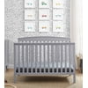 Delta Children Hanover 6-in-1 Convertible Baby Crib, Grey