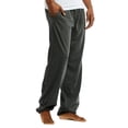 thumbnail image 3 of Men's Cotton Knitted Pajama Pants with Pocket Drawstring / Sleepwear Bottoms, Charcoal, S, 1 Piece, 3 of 4