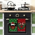 thumbnail image 4 of Christmas Kitchen Towels Christmas Cartoon Mouse Dish Towels New Year Winter Xmas Kitchen Decor Christmas Decorations for Home Party, 4 of 6
