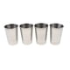 thumbnail image 2 of 4 Piezas Taza de Té de Café Taza de Viaje Polaca Vaso Apilable para Cocina Fiesta Oficina Camping Senderismo - 150 ml 150ml SM SunniMix Taza exterior de acero inoxidable, 2 of 8